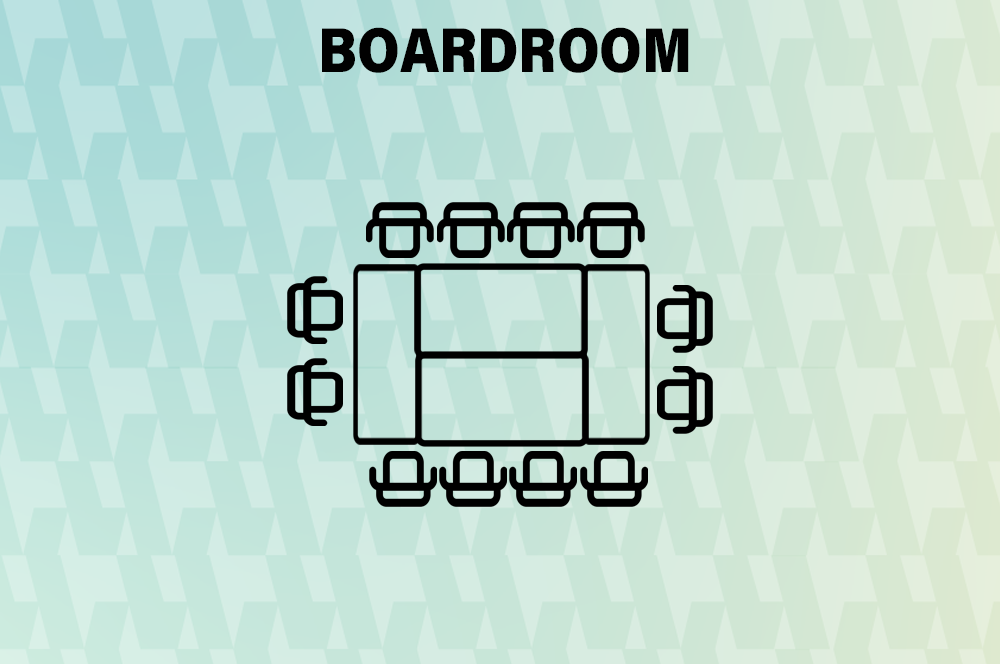 hollow square setup for boardroom