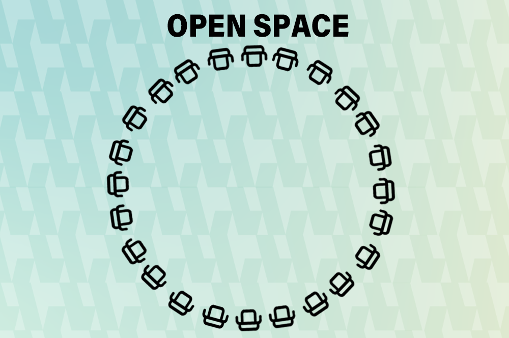 open space event layout