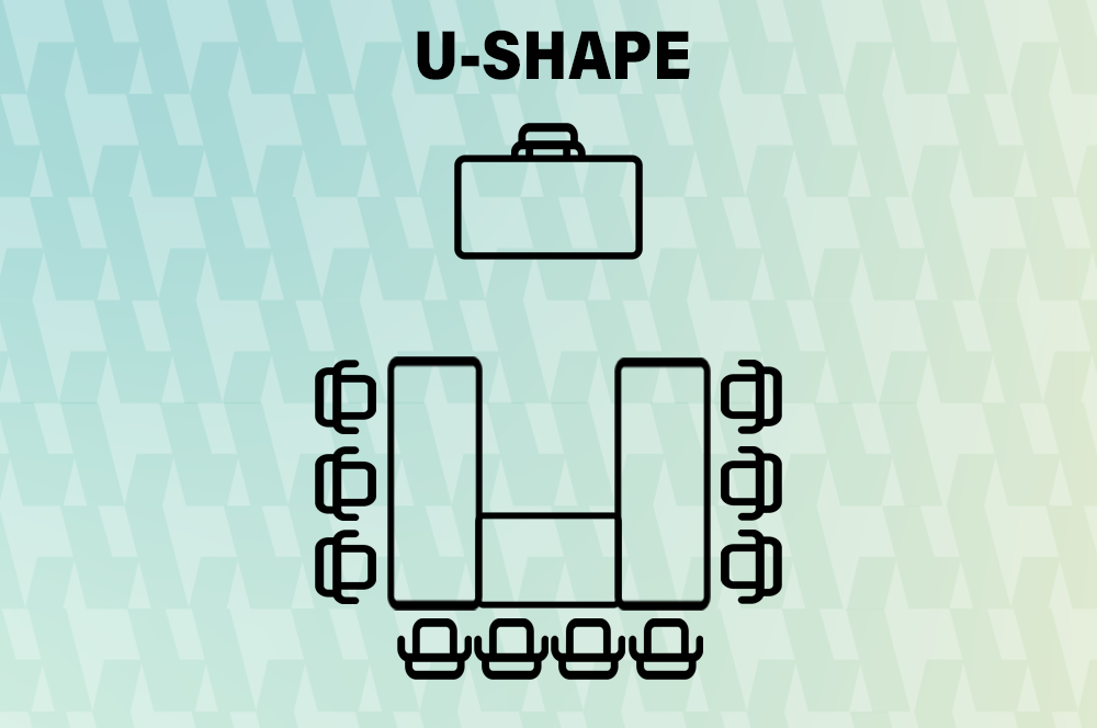 u-shape room layout for events