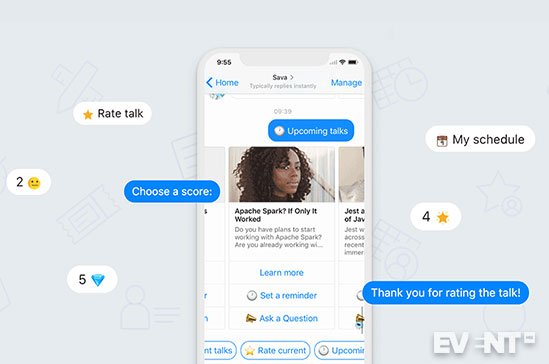 Sava Events chatbot actions