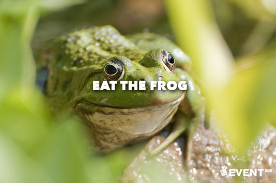 8-Ways-Event-Professionals-Can-Make-Mondays-Not-Suck---Eat-the-Frog