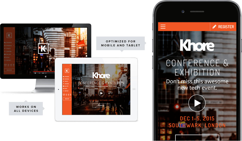 Khore optimized mobile tablet