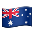 Flag: Australia on Apple iOS 13.3