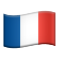 Flag: France on Apple iOS 13.3