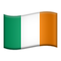 Flag: Ireland on Apple iOS 13.3