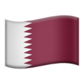 Flag: Qatar on Apple iOS 13.3