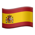 Flag: Spain on Apple iOS 13.3