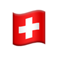 Flag: Switzerland on Apple iOS 13.3