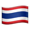 Flag: Thailand on Apple iOS 13.3