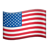 Flag: United States on Apple iOS 13.3