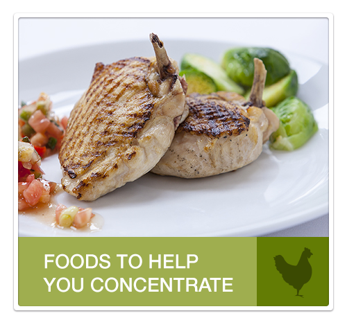 Foods for concentration
