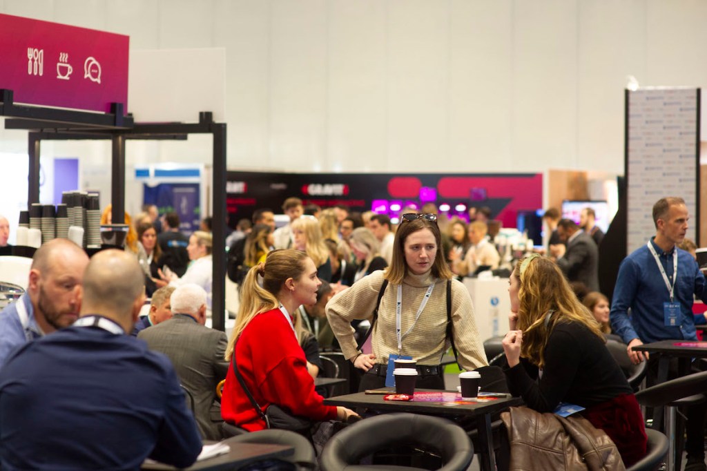 Crowds at trade show