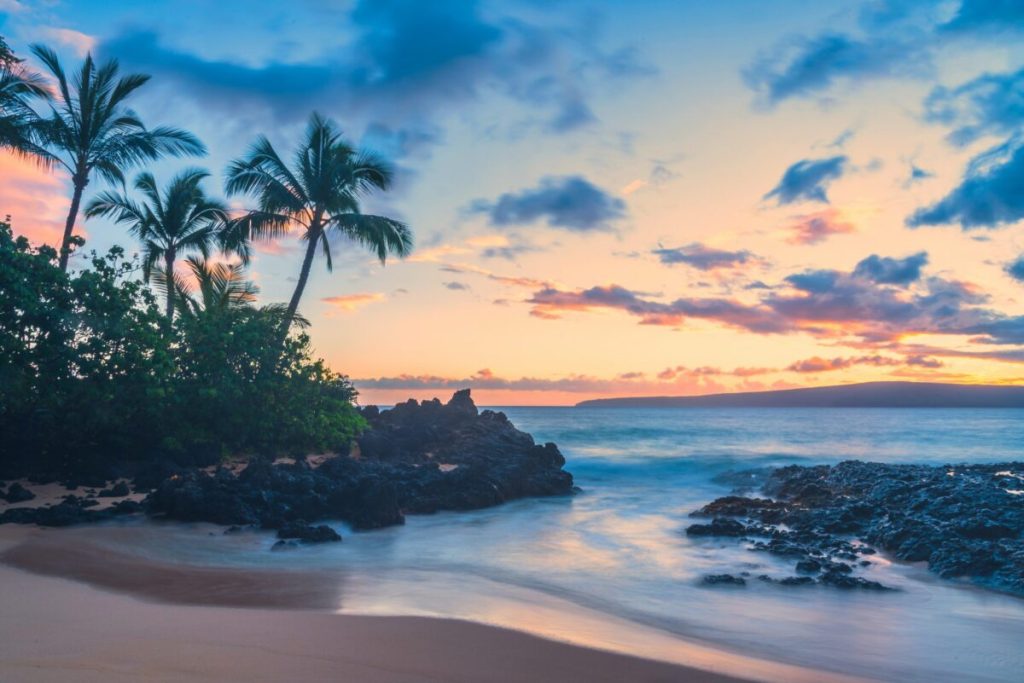 Photo of secret cove beach in the Wailea-Makena area on Maui