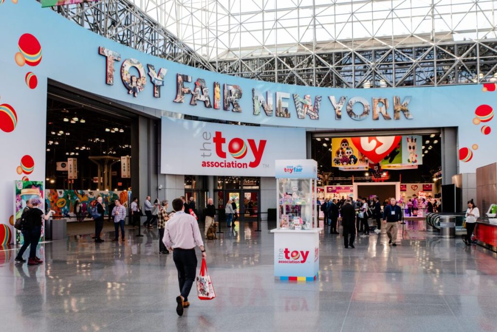 Javits Center atrium during Toy Fair