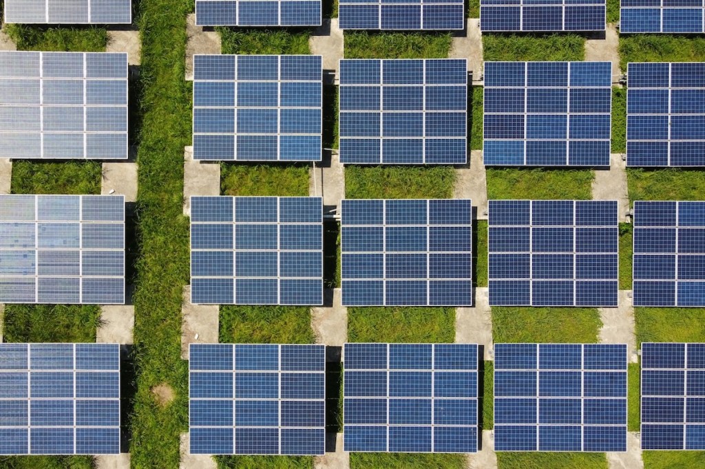 Taipei Energy Hill solar park from above