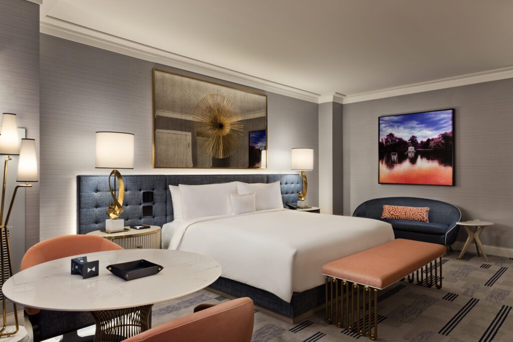 Image of Fontainebleau guest room.
