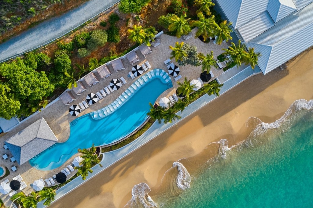 Aerial photo of Morningstar Buoy Haus Beach Resort at Frenchman's Reef, Autograph Collection in U.S. Virgin Islands