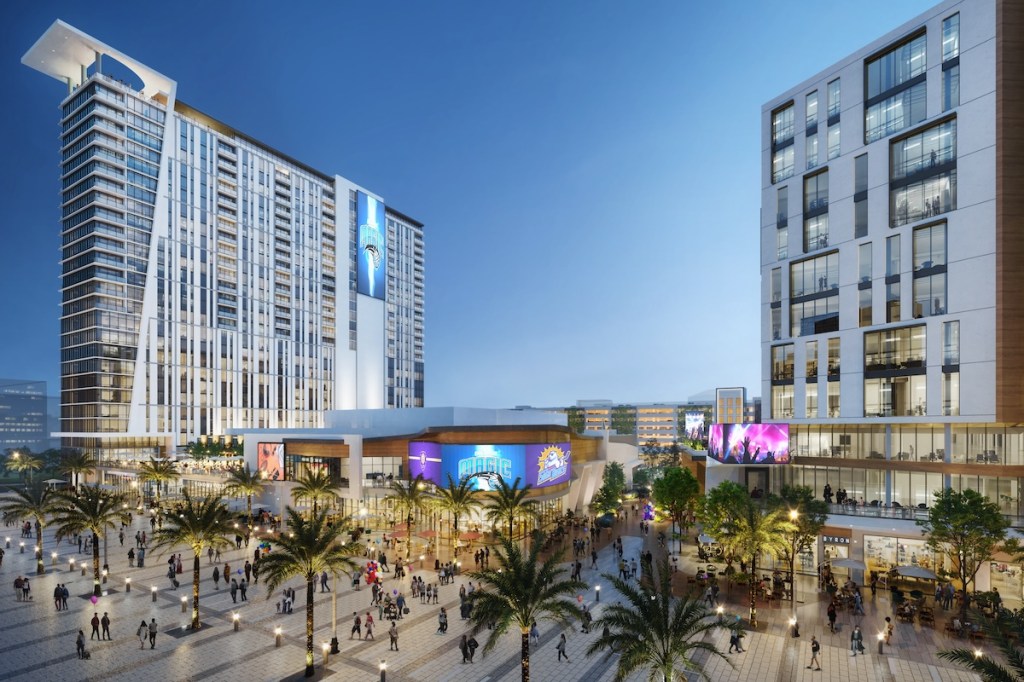 Rendering of Westcourt Orlando, Downtown Orlando's New Sports & Entertainment Hub