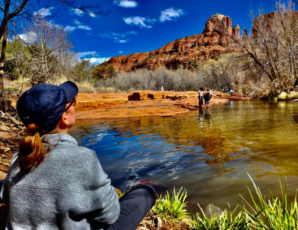 Photo of author at Cathedral Rock in Sedona