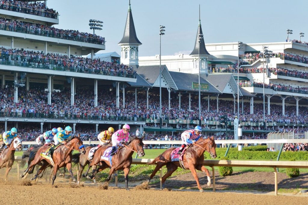 Kentucky Derby Horses racing