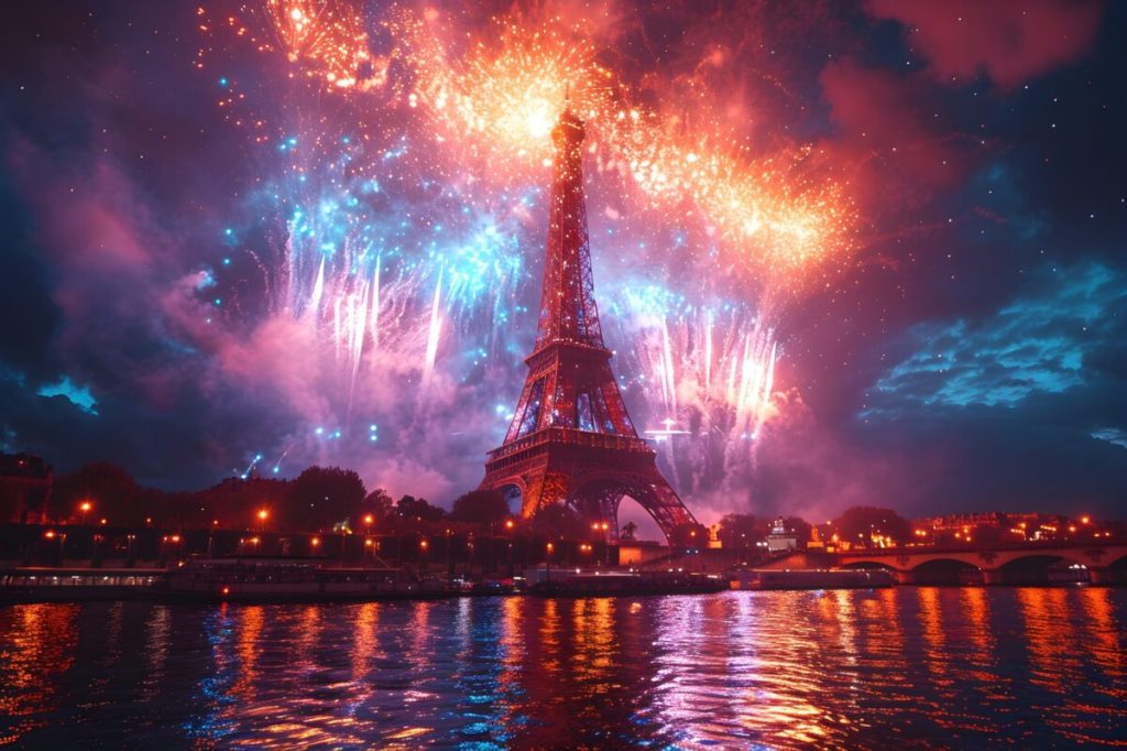 Eiffel Tower during the Olympics