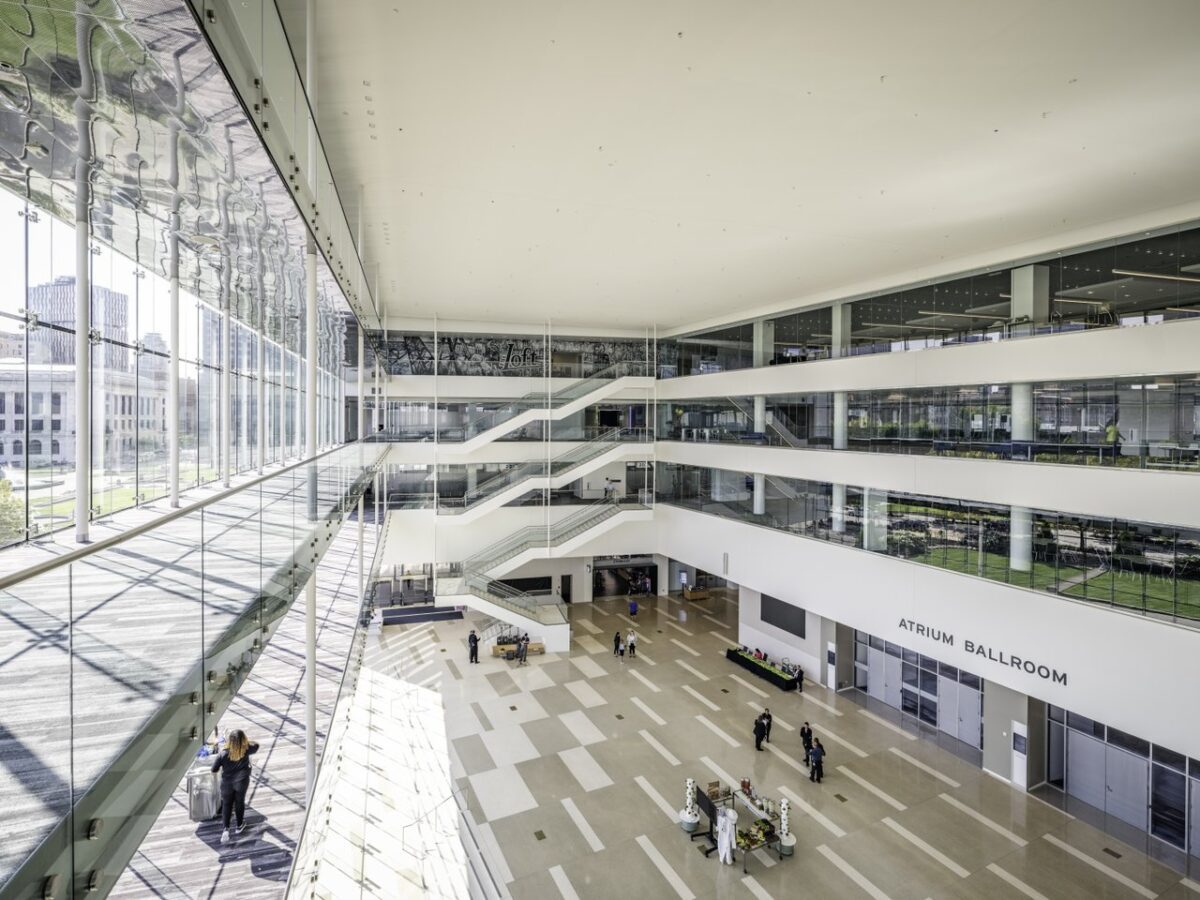 Lobby of a convention center