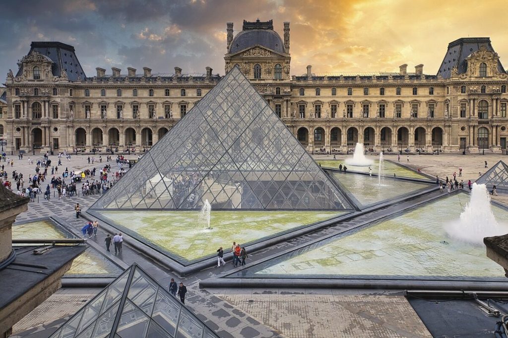 Louvre where Heads of State dinner was held during the Olympic Games