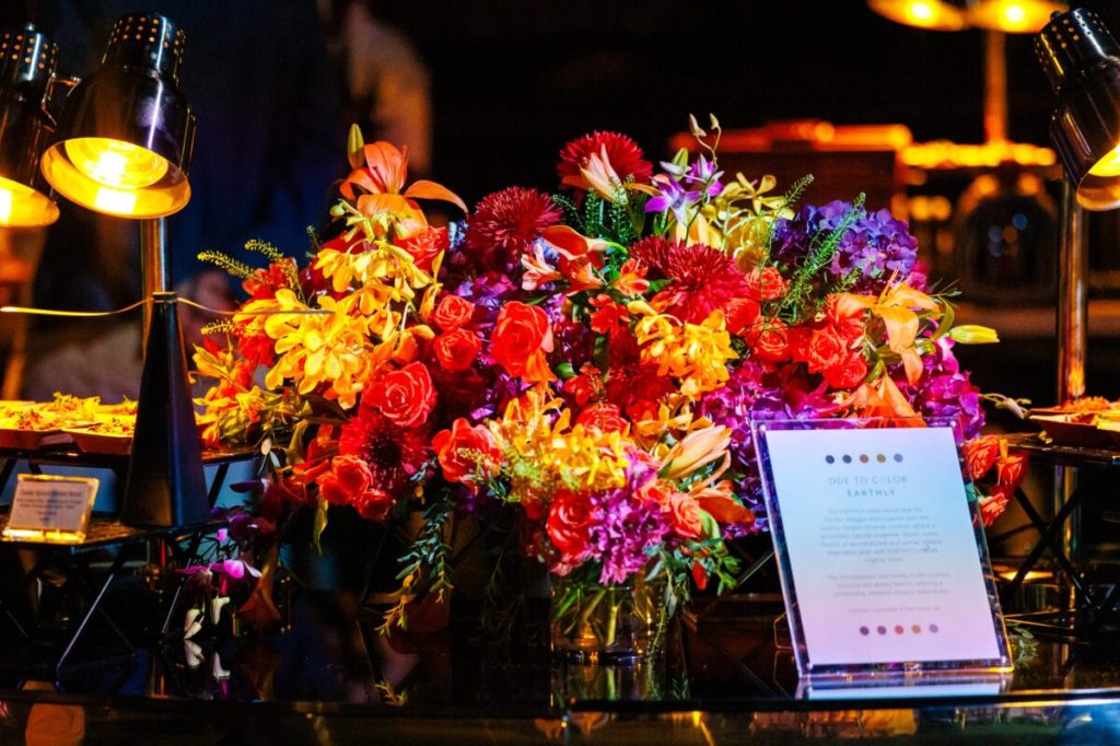 Colorful floral arrangement