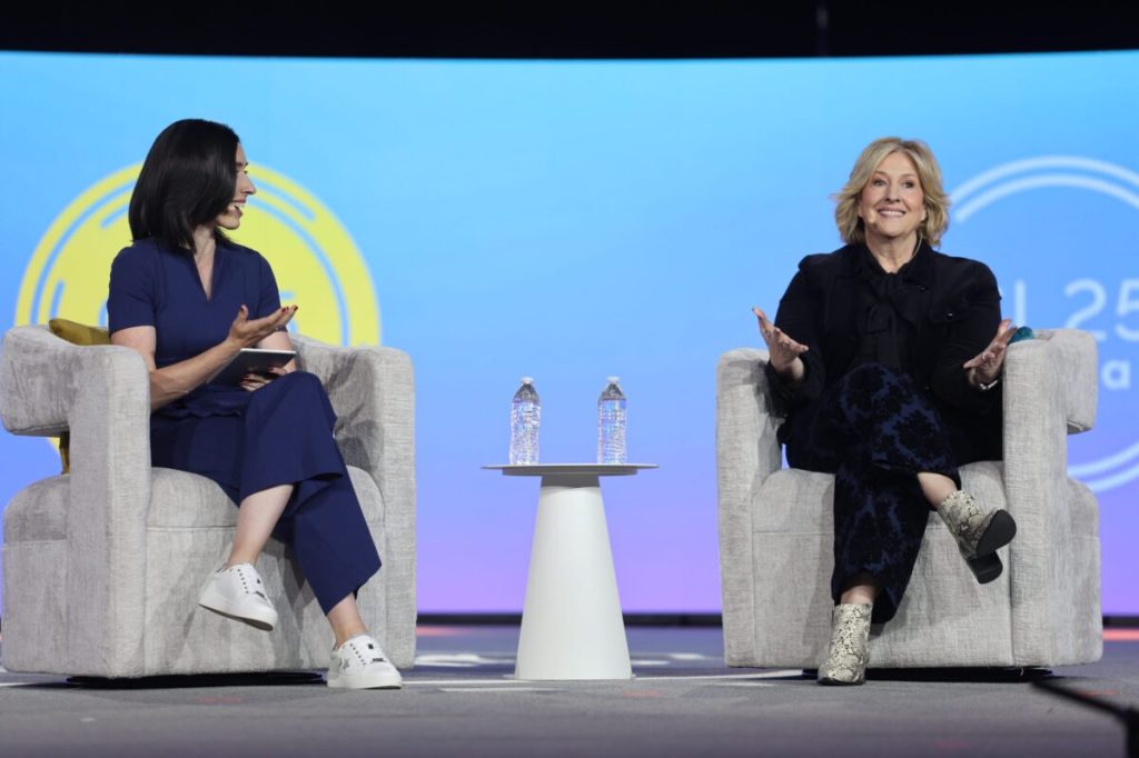 Brene Brown on stage at PCMA Convening Leaders.