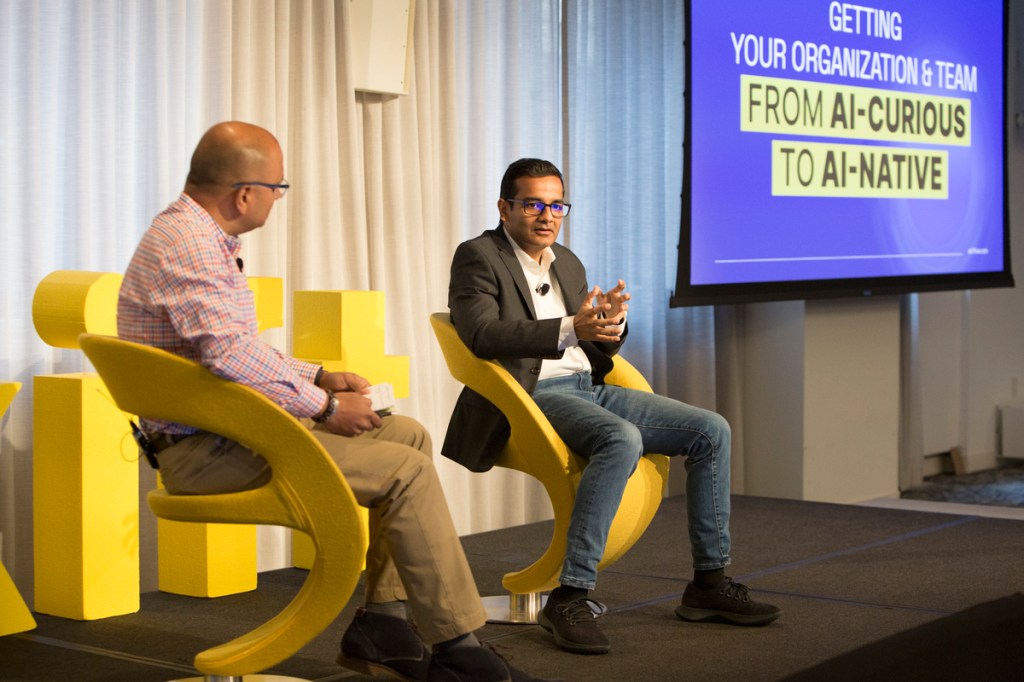 Conversation on AI integration at Skift Live events