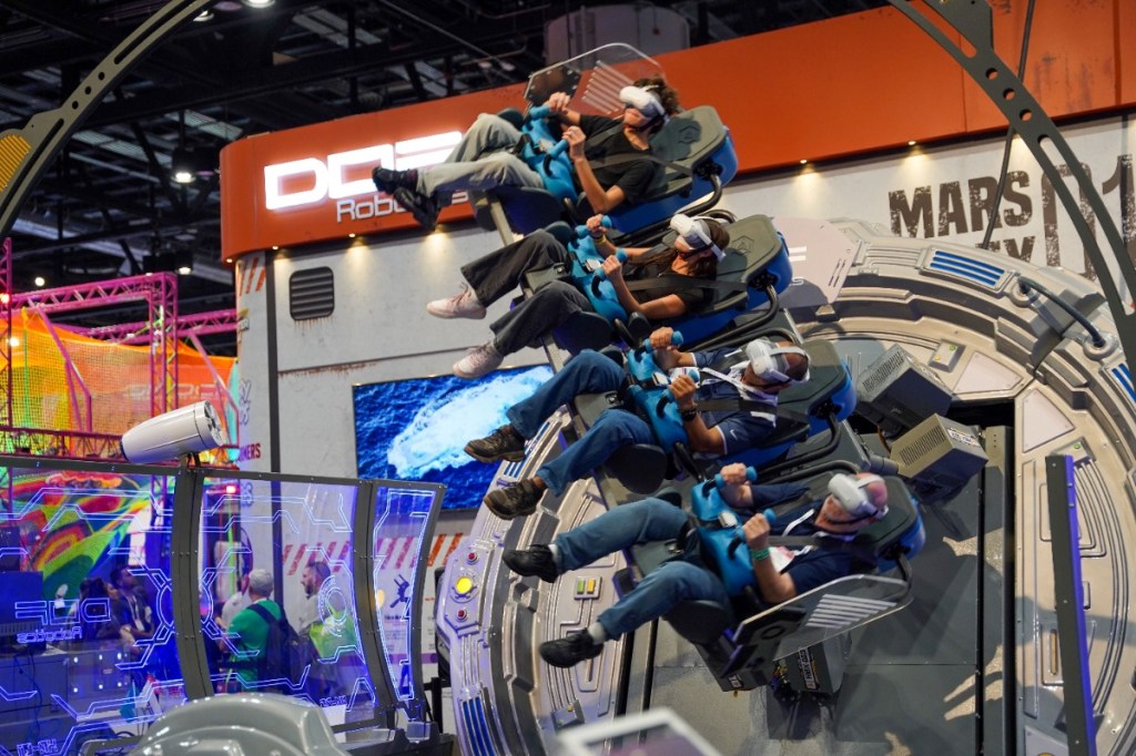 Ride on show floor of IAAPA