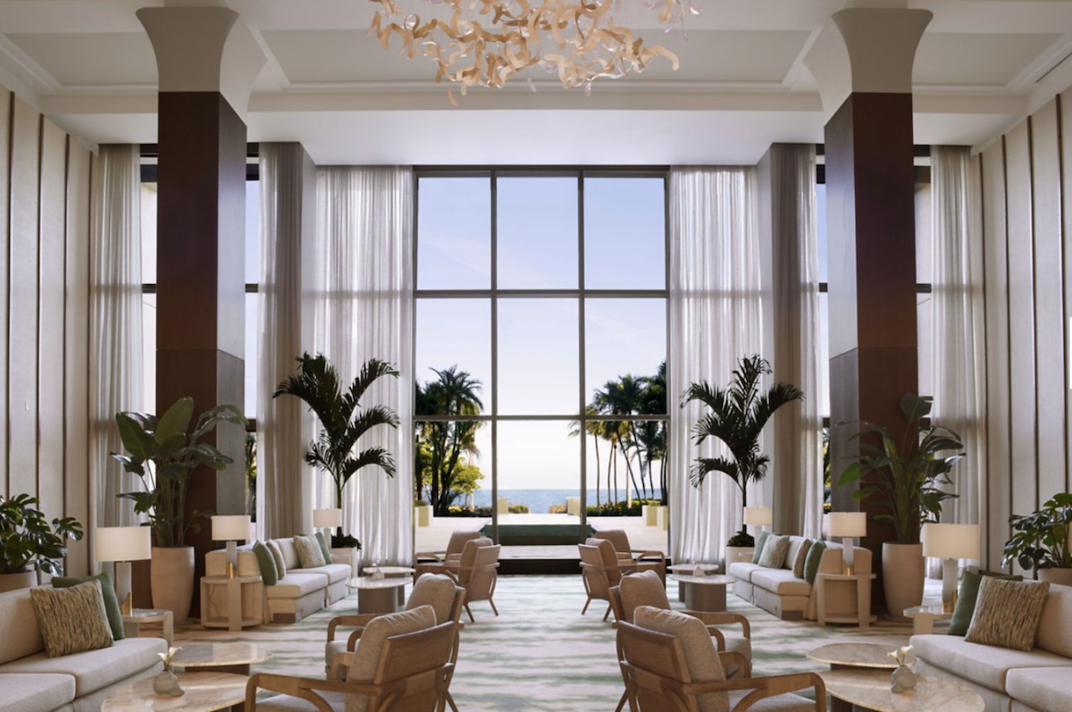 hotel lobby