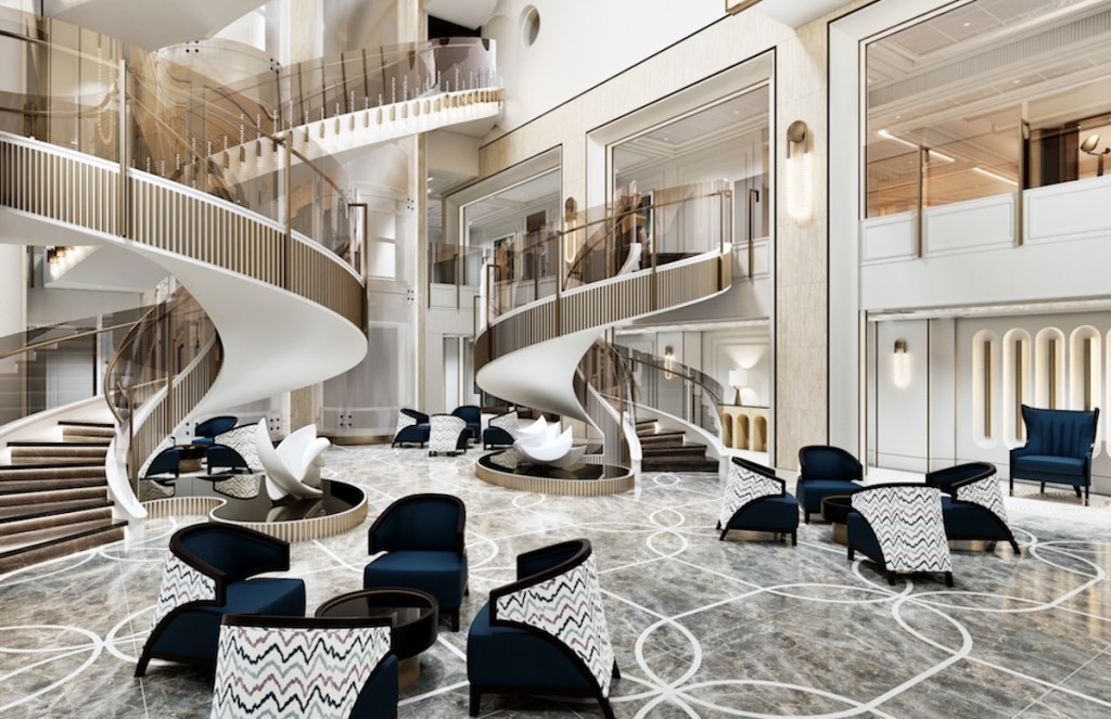 cruise ship atrium