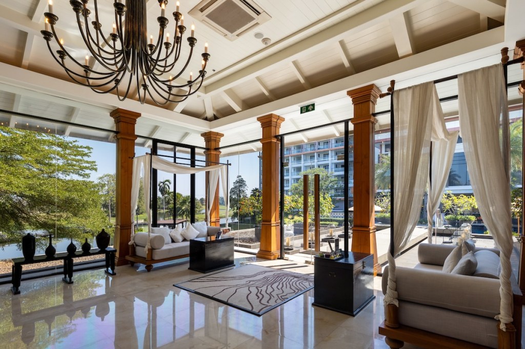 hotel lobby
