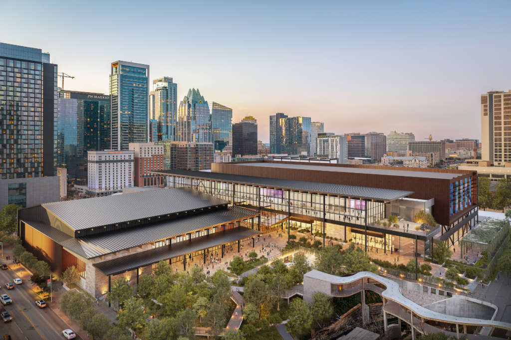 Rendering of the Austin Convention Center expansion.