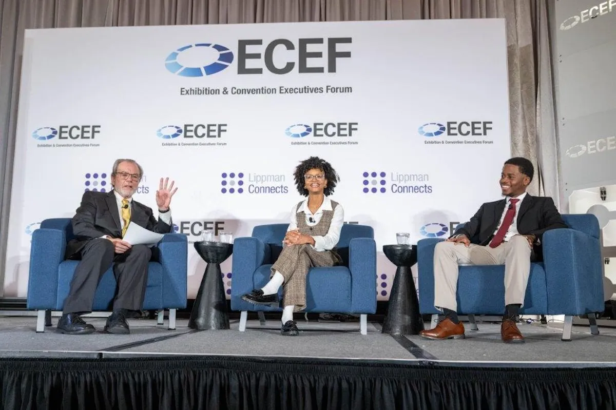 Sam Lippman, Diamond Vaughn, and Joshua Oloriegbe discuss the Annabelle Project during ECEF.